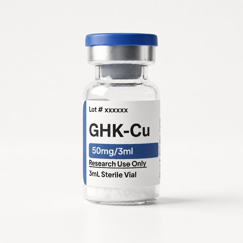GHK-Cu 50mg research vial photo