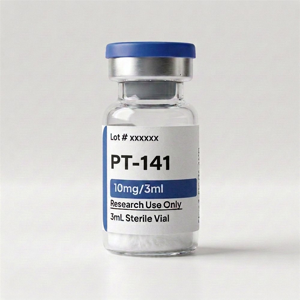 PT-141 10mg research vial photo